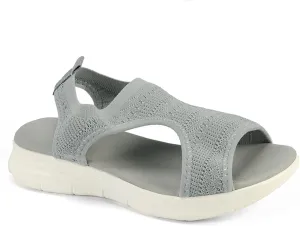2024 Women's Orthotic Sport Sandals New Summer Flexible Washable Slingback Orthopedic Slide Sport Women's Shoes Thick Bottom Fish Mouth Beach Casual Sandals,Gray,US7/EU38, Grey