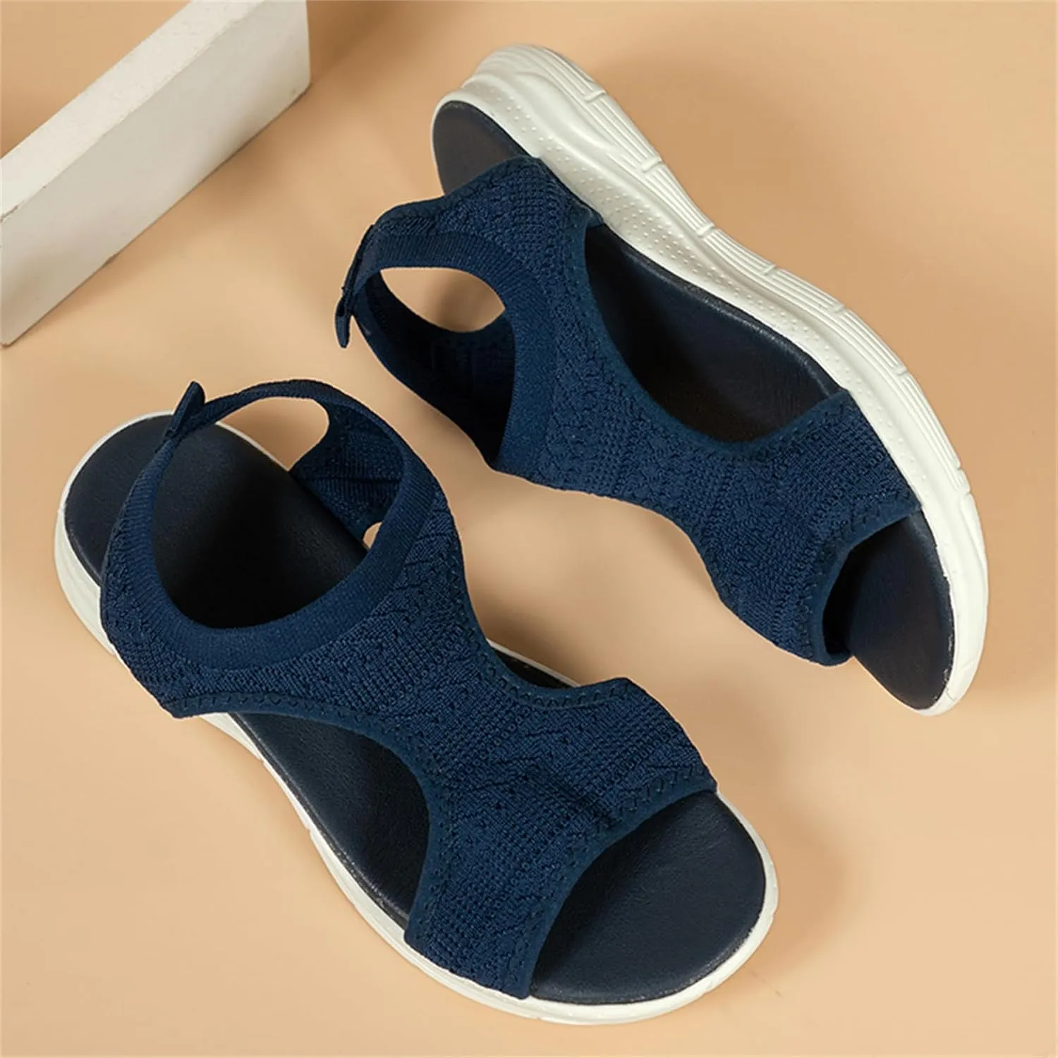 2024 Women's Orthotic Sport Sandals New Summer Flexible Washable Slingback Orthopedic Slide Sport Women's Shoes Thick Bottom Fish Mouth Beach Casual Sandals,Gray,US7/EU38, Grey