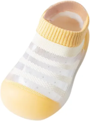 536Months Breathable Kids Striped Summer Socks Boys Rubber Anklet Soft Toddler Sole Shoes Girls Toddler Swim Shoes