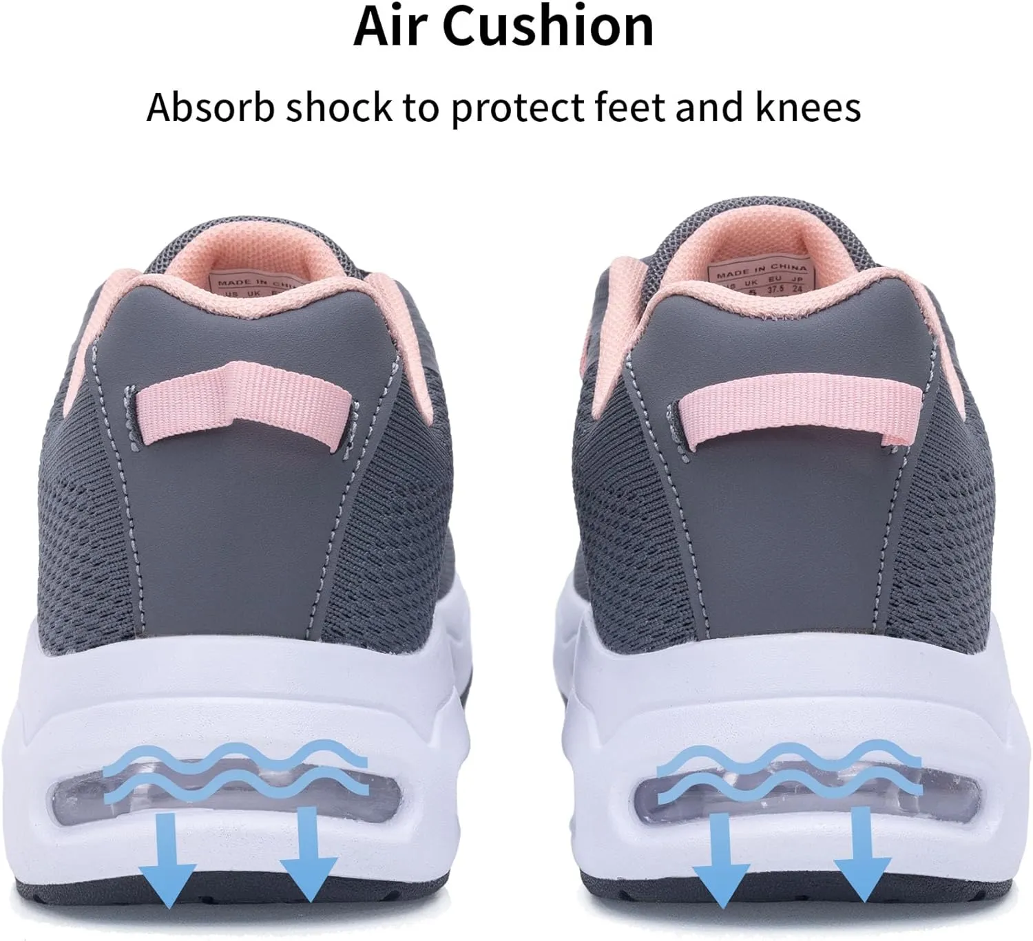 AOV Women Arch Support Walking Shoes Orthotic Tennis Sneakers for Plantar Fasciitis Athletic Running Shoes