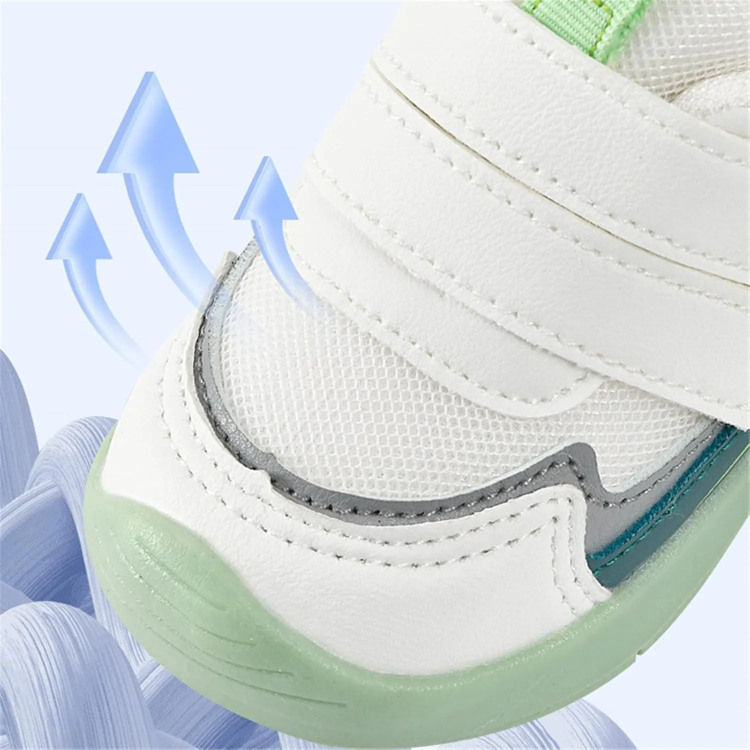 Baby Sneakers Toddler Shoes Soft Anti-Slip Sole Newborn First Walkers Infant Toddler Athletic Running Tennis Shoes