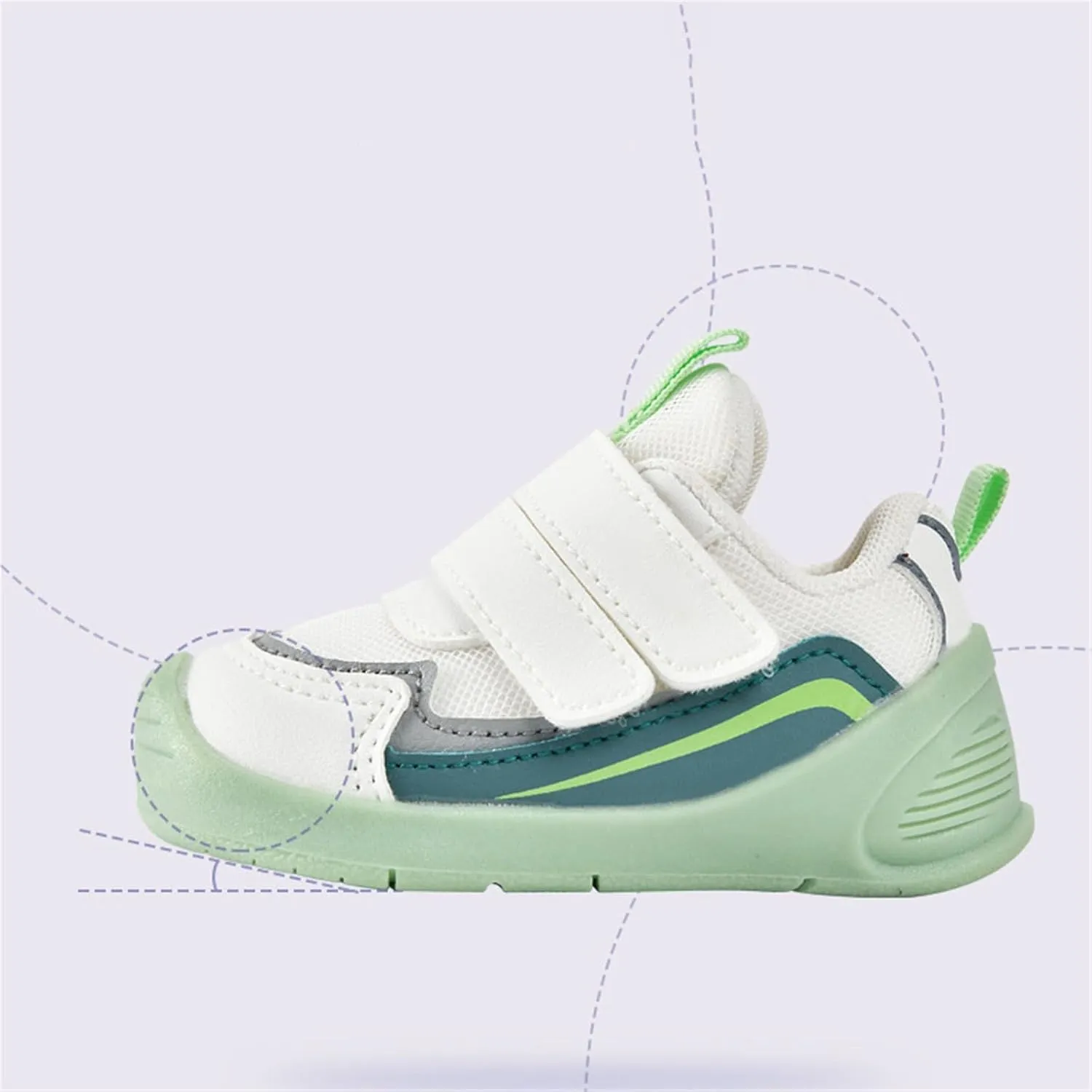 Baby Sneakers Toddler Shoes Soft Anti-Slip Sole Newborn First Walkers Infant Toddler Athletic Running Tennis Shoes