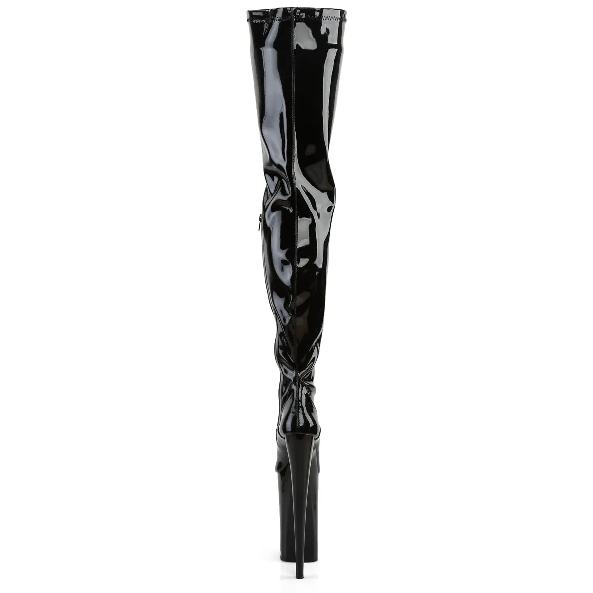 BEYOND-4000 Pleaser Black Stretch Patent Sexy Platform Shoes (Pole Dancing Heels)