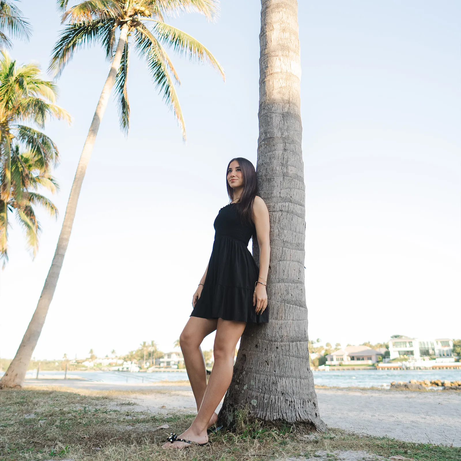 Black Daiquiri Dress with Adjustable Straps