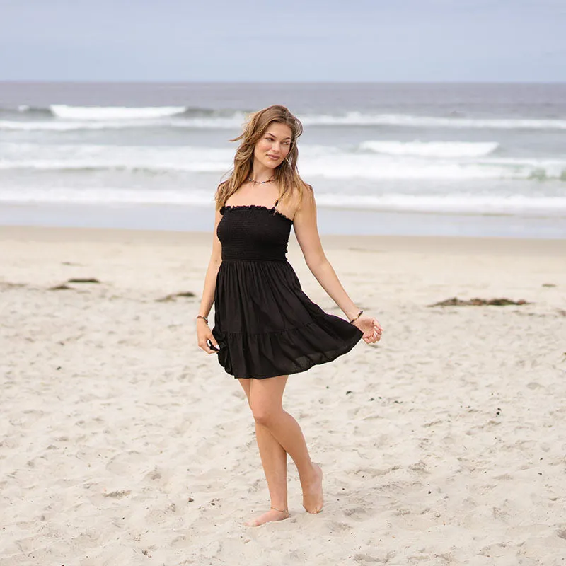 Black Daiquiri Dress with Adjustable Straps