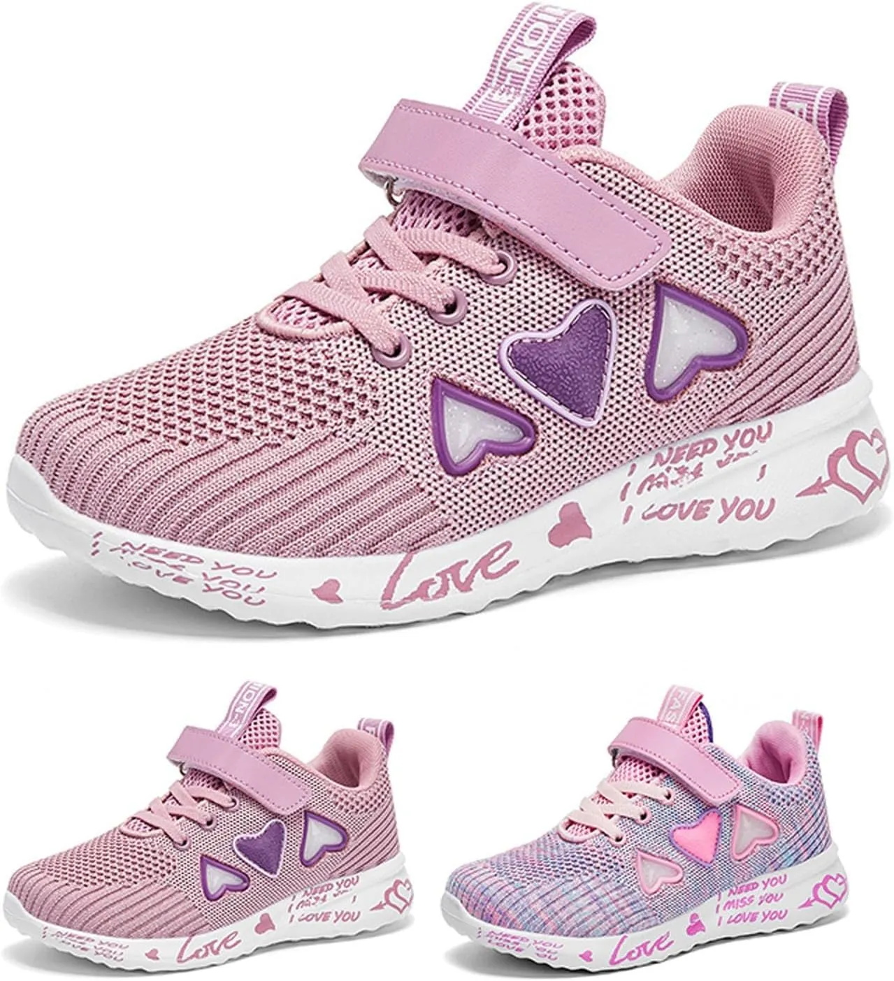 Boys Running Shoes Girls Mesh Fitness Sneakers Indoor Lightweight Outdoor Sports Athletic Tennis Training Shoes