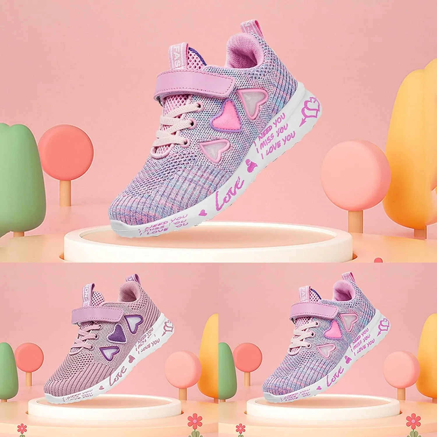 Boys Running Shoes Girls Mesh Fitness Sneakers Indoor Lightweight Outdoor Sports Athletic Tennis Training Shoes