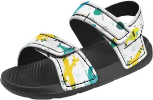 Boys Tractor Print Sandals Adjustable Sport Outdoor Athletic Sandals for Summer Lightweight Beach Water Shoes Toddler/Little Kid/Big Kid