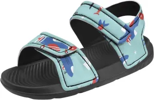 Boys Tractor Print Sandals Adjustable Sport Outdoor Athletic Sandals for Summer Lightweight Beach Water Shoes Toddler/Little Kid/Big Kid