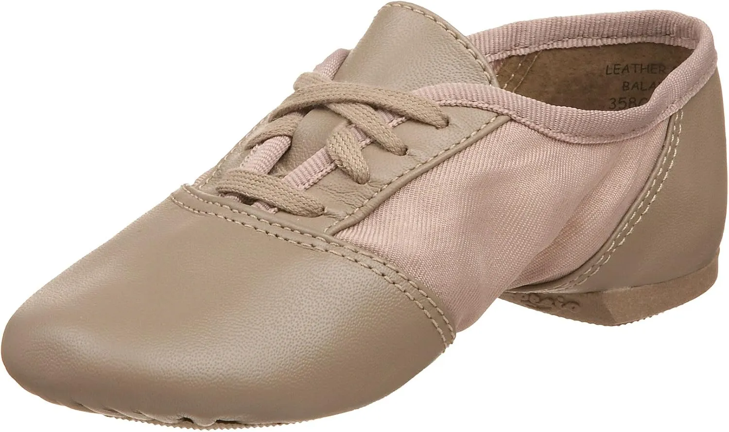 Capezio Little Kid/Big Kid 358 Split Sole Jazz Shoe,Tan,2.5 M US Little Kid