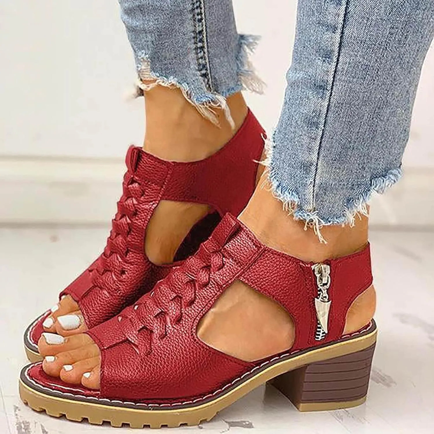 Cathalem Orthotic Sandals for Women,Orthopedic Open Toe Sandals for Women Sandals with Ankle Buckle Birkenstock Sandals