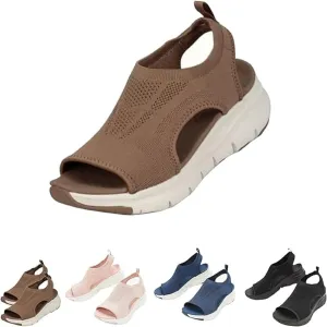 Cathalem Women's Breathable Orthopedic Sandals Plantar Fasciitis Sport Athletic Hiking Outdoor Summer Dressy Diabetic Sandals
