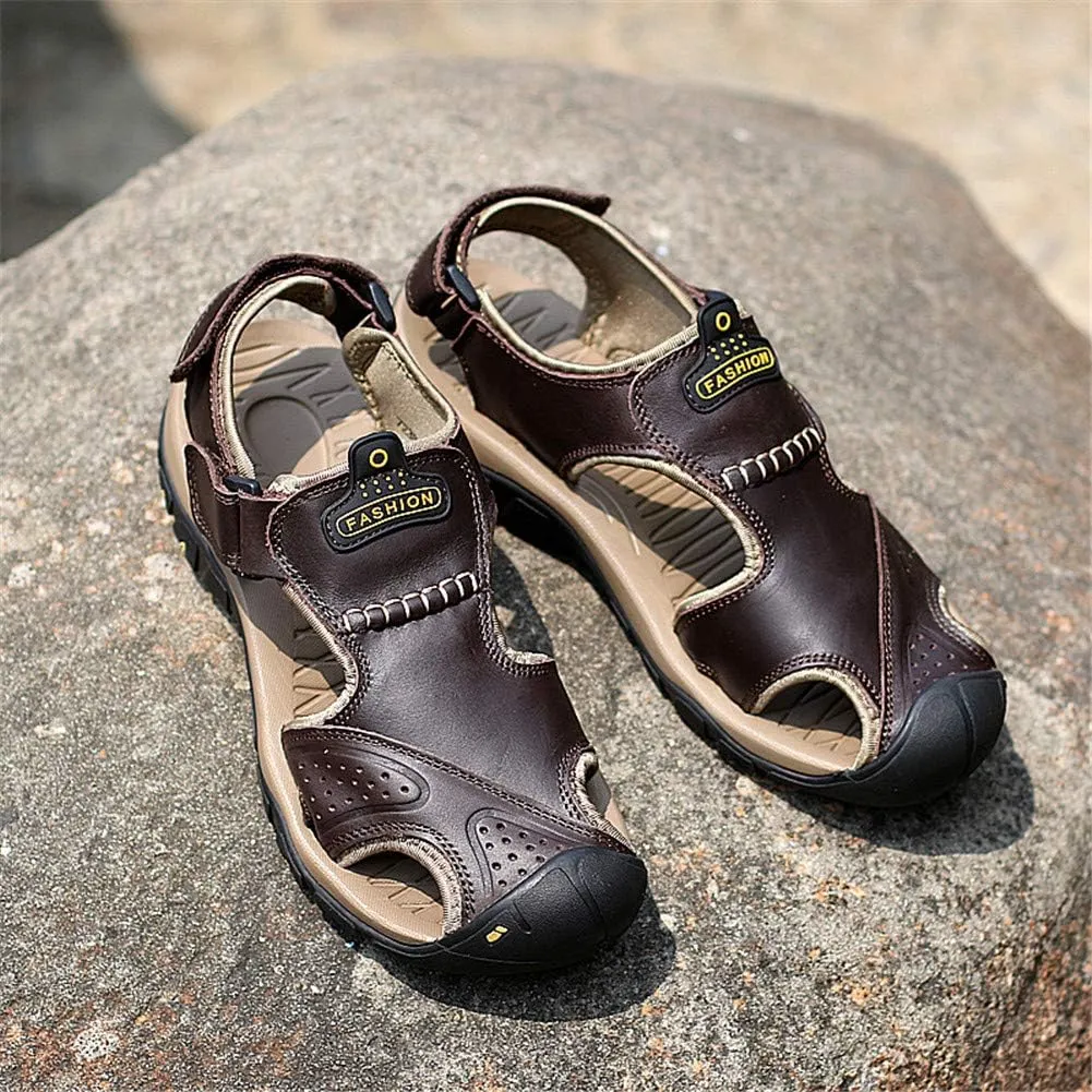 ChicWind Men's Outdoor Hiking Sandals Athletic Water Shoes Anti-collision Toecap