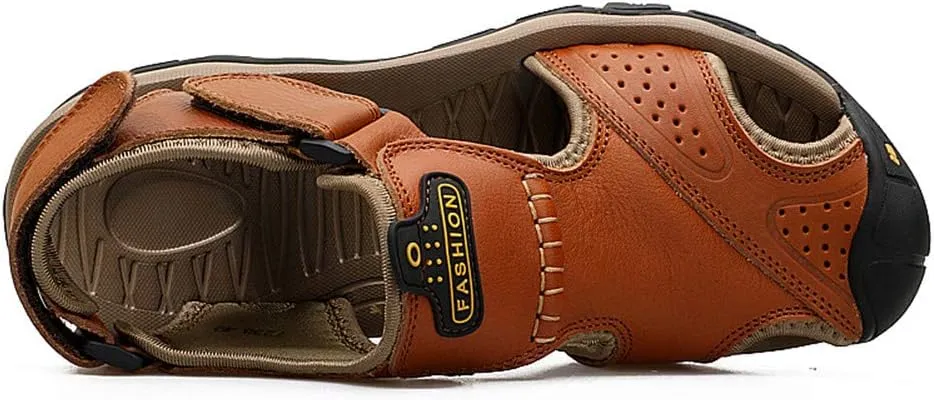 ChicWind Men's Outdoor Hiking Sandals Athletic Water Shoes Anti-collision Toecap