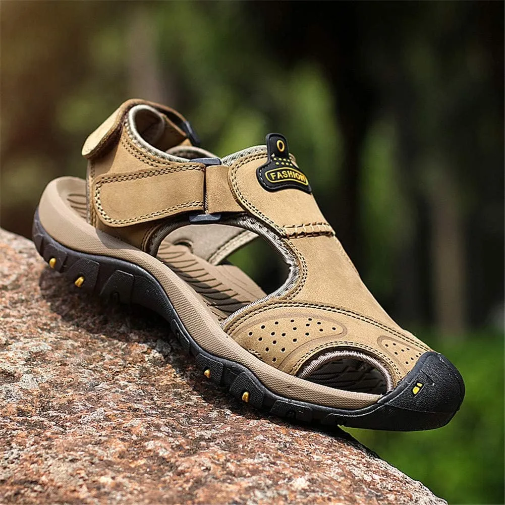 ChicWind Men's Outdoor Hiking Sandals Athletic Water Shoes Anti-collision Toecap