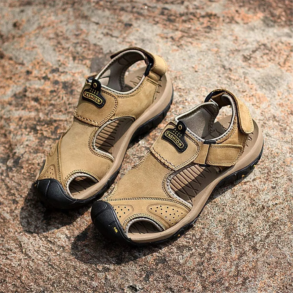 ChicWind Men's Outdoor Hiking Sandals Athletic Water Shoes Anti-collision Toecap