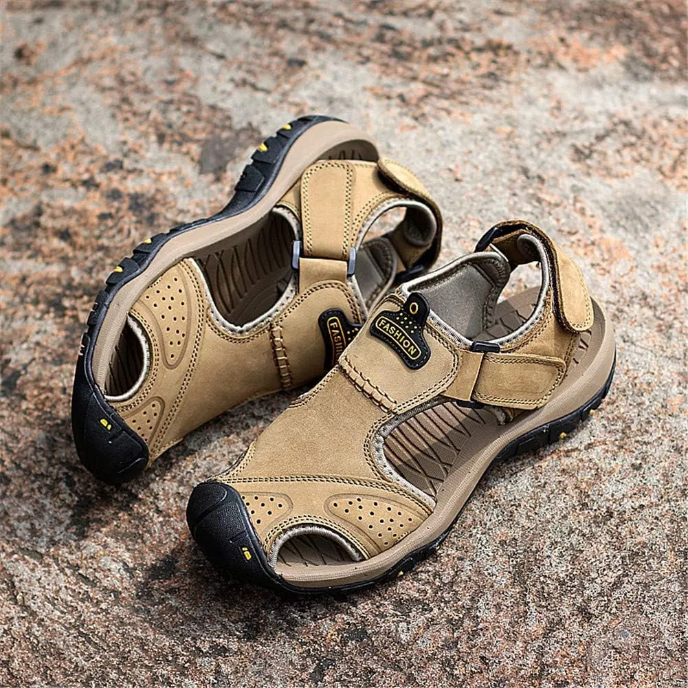 ChicWind Men's Outdoor Hiking Sandals Athletic Water Shoes Anti-collision Toecap
