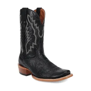 Dan Post Mens Boerne Black Leather Cowboy Boots 8.5 D