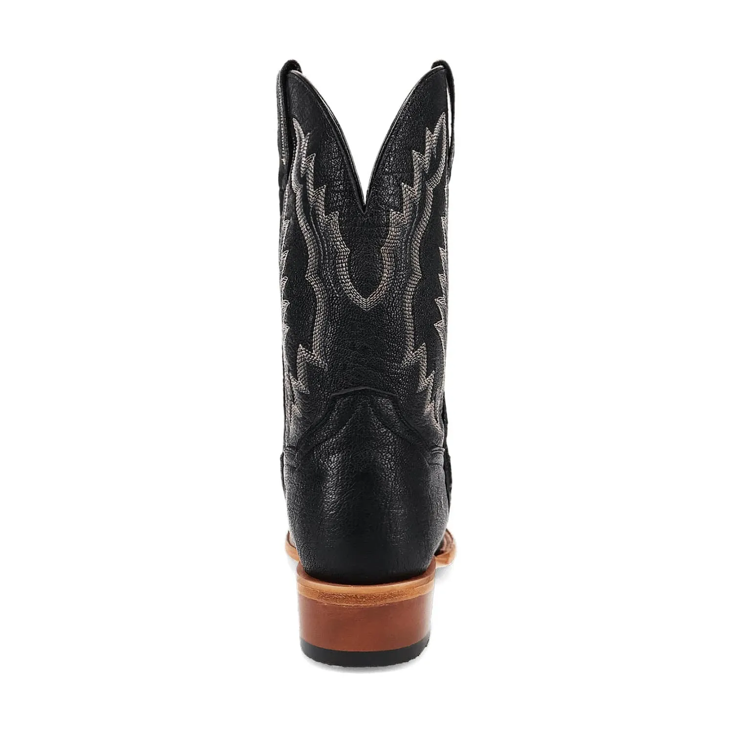 Dan Post Mens Boerne Black Leather Cowboy Boots 8.5 D