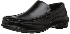 Deer Stags Boy's Booster Driving Moc Slip-On, Black, 2.5 Little Kid
