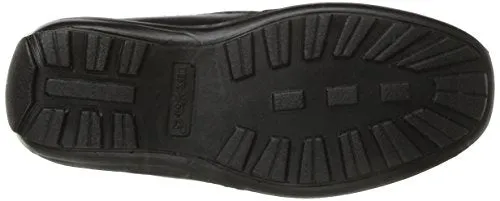Deer Stags Boy's Booster Driving Moc Slip-On, Black, 2.5 Little Kid