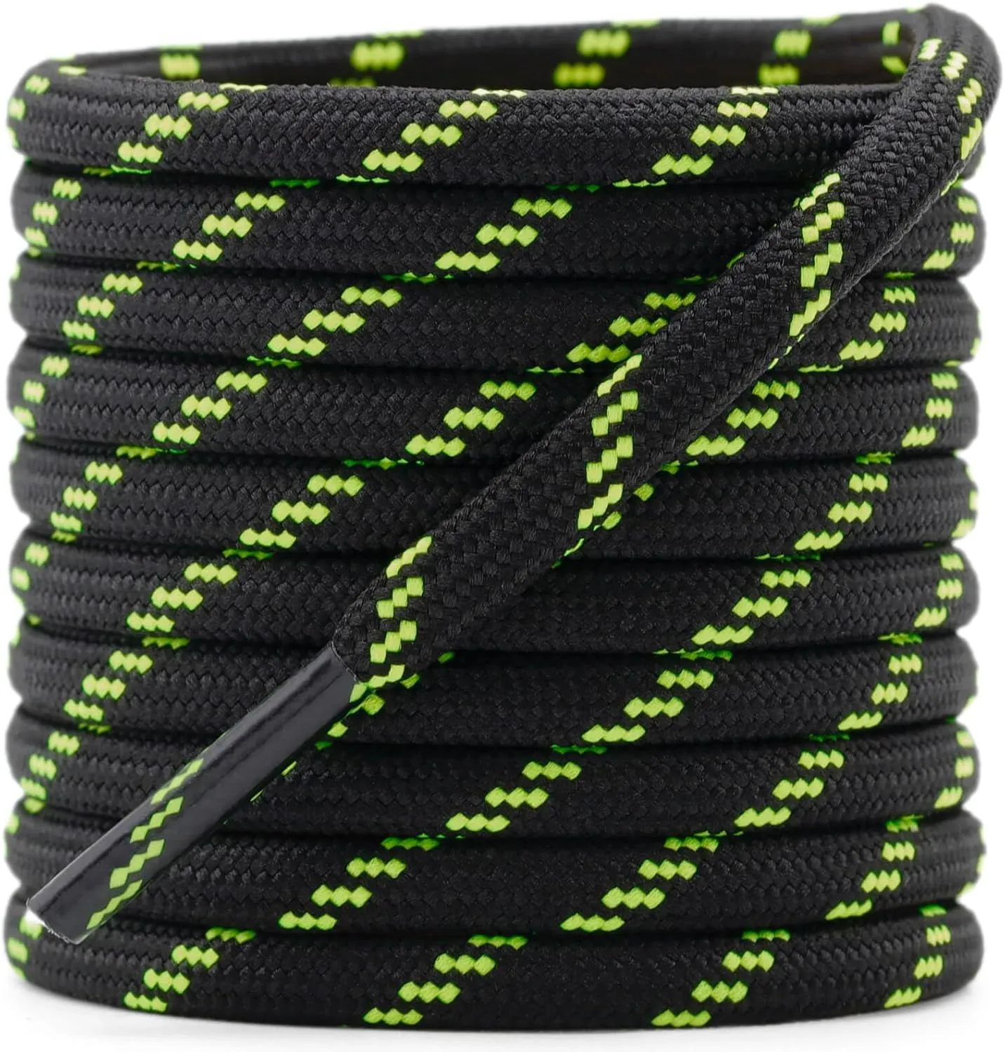 DELELE Round Work Boot Laces: Heavy Duty Hiking Shoe Laces for Boots 2 Pair