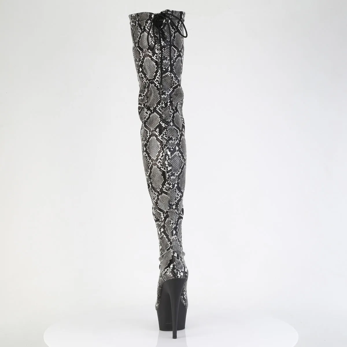 DELIGHT-3008SP-BT Pleaser Grey Sexy Platform Shoes (Pole Dancing Heels)