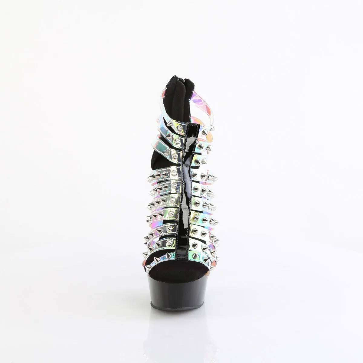 DELIGHT-600-9 Pleaser Black Sexy Platform Shoes (Pole Dancing Heels)