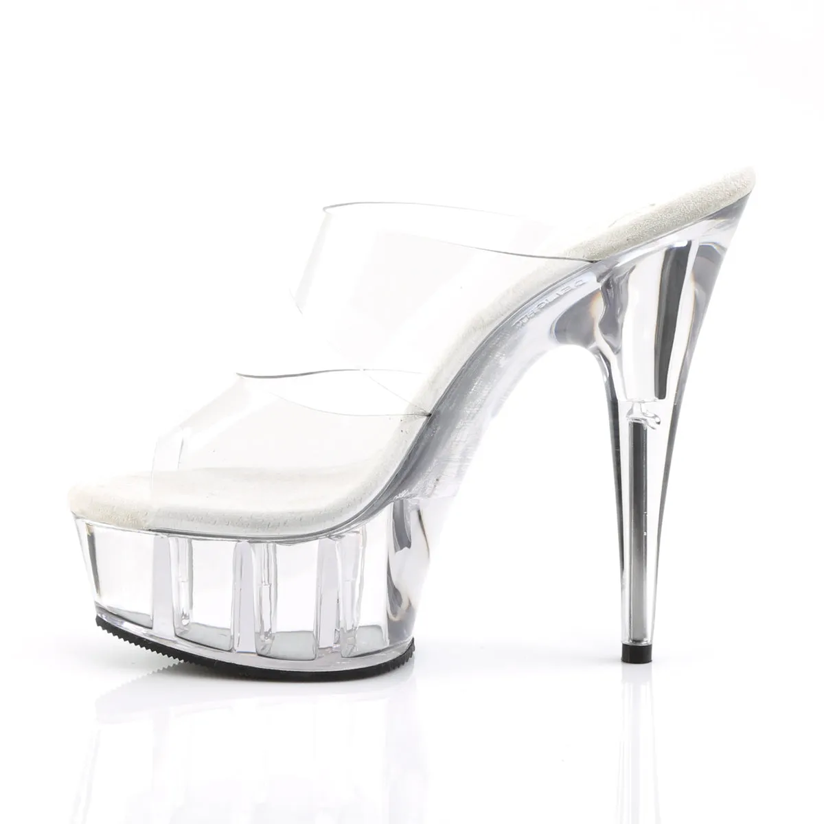 DELIGHT-602 Pleaser Clear Sexy Platform Shoes (Pole Dancing Heels)