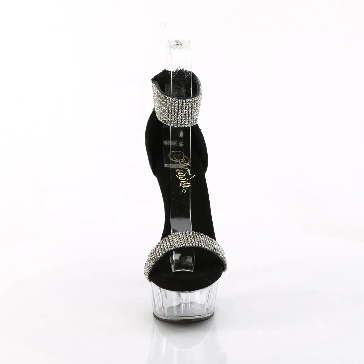 DELIGHT-641 Pleaser Black Sexy Platform Shoes (Pole Dancing Heels)