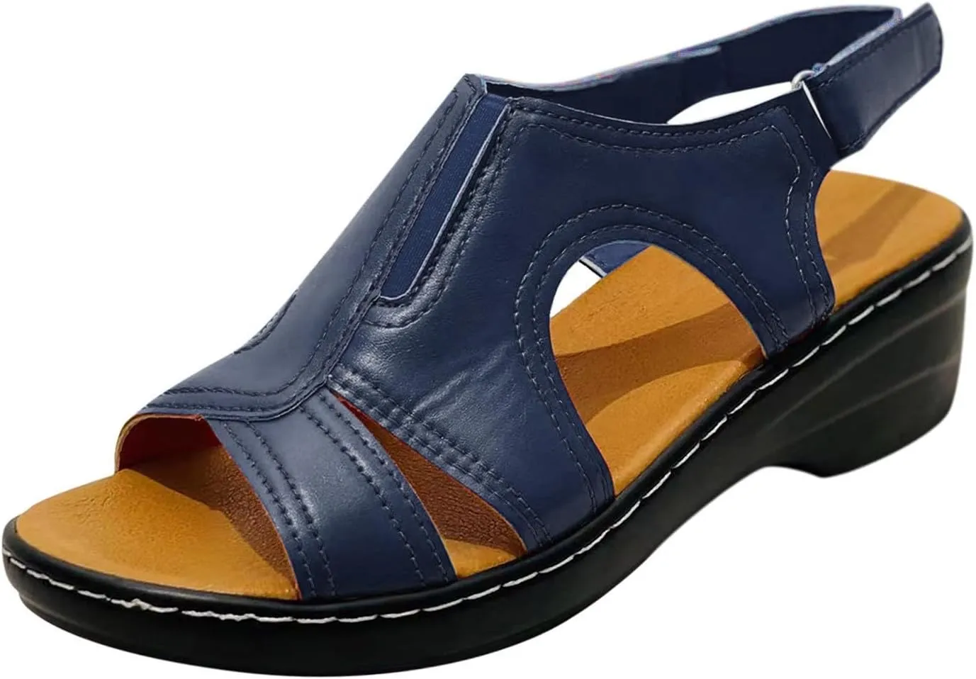 Easter Egg Fillers Orthopedic Tennis Shoes for Women Plantar Fasciitis Orthopedic Shoes for Women Wide Brown Women's Sandals Orthopedic Shoes Slip On Black Sandal Heels, Blue-12