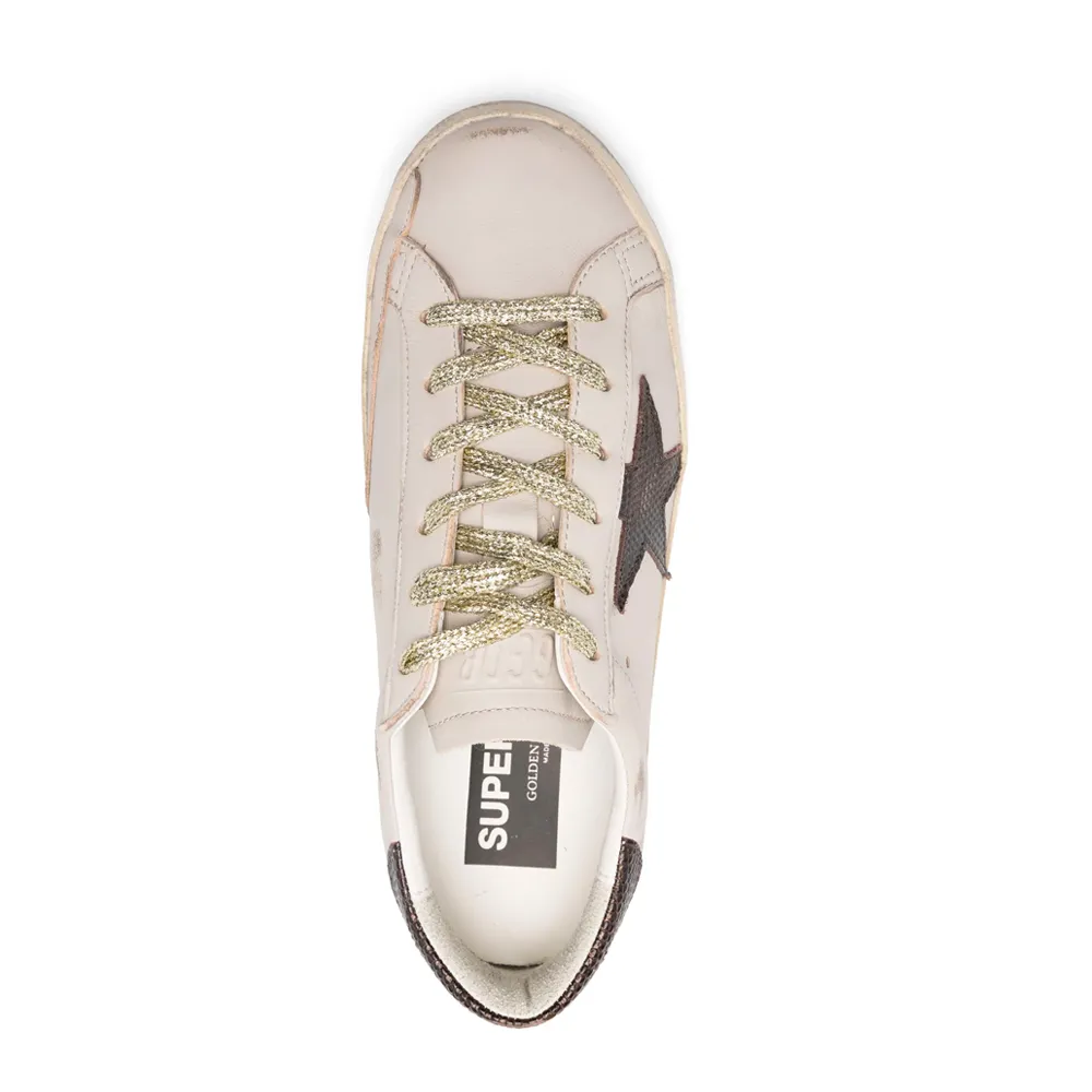 Golden Goose - Super Star Nappa Printed Star - GREY/BLACK
