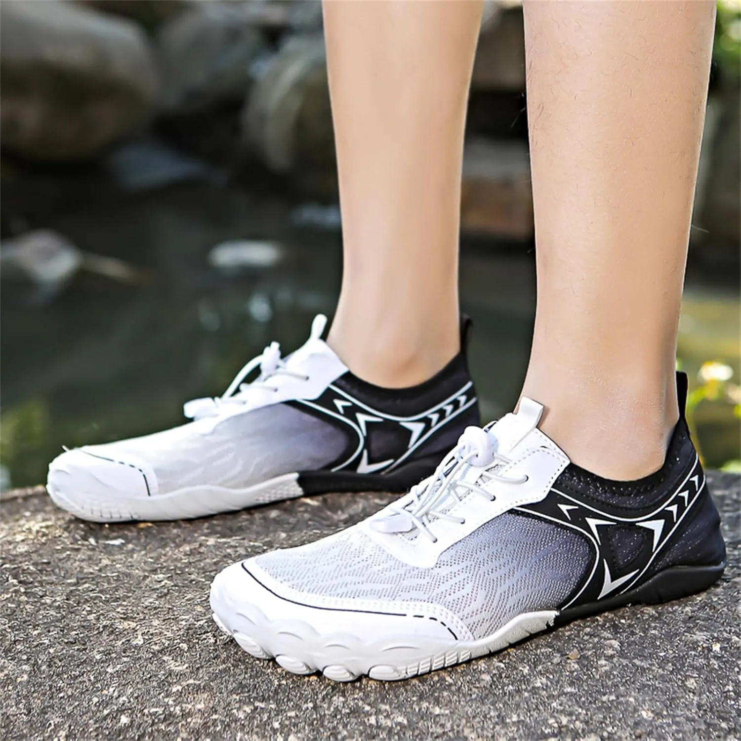 Hike Barefoot Shoes Womens Men Non-Slip Quick Dry Wide Toe Athletic Footwear Soft Comfortable Lightweight Hiking Beach Walking Shoes Unisex