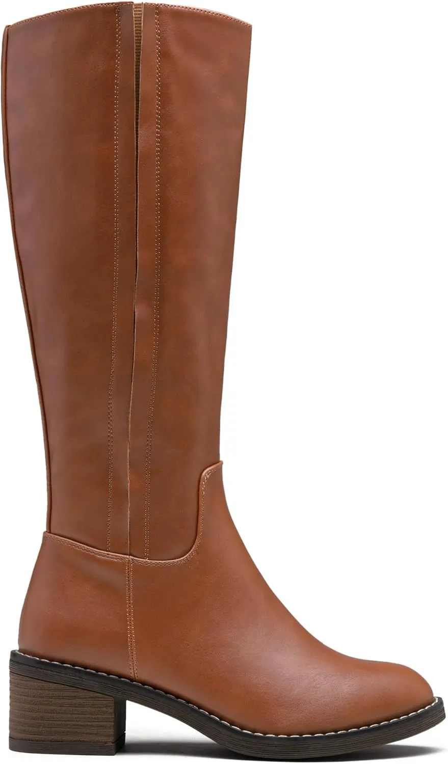 Jeossy Women's 9661 Knee High Boots, Fashion Riding Boots with Inside Zipper and Side Hidden Elastic Band