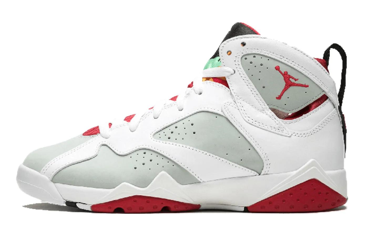 Jordan Air Jordan 7 Vintage Basketball Sneakers, White/Light Grey/Red