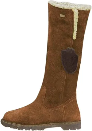 Knee High Boots Women Low Heel Winter Boots for Women Retro Side Zipper Long Cotton Boots Snow Boots Warm Shoes