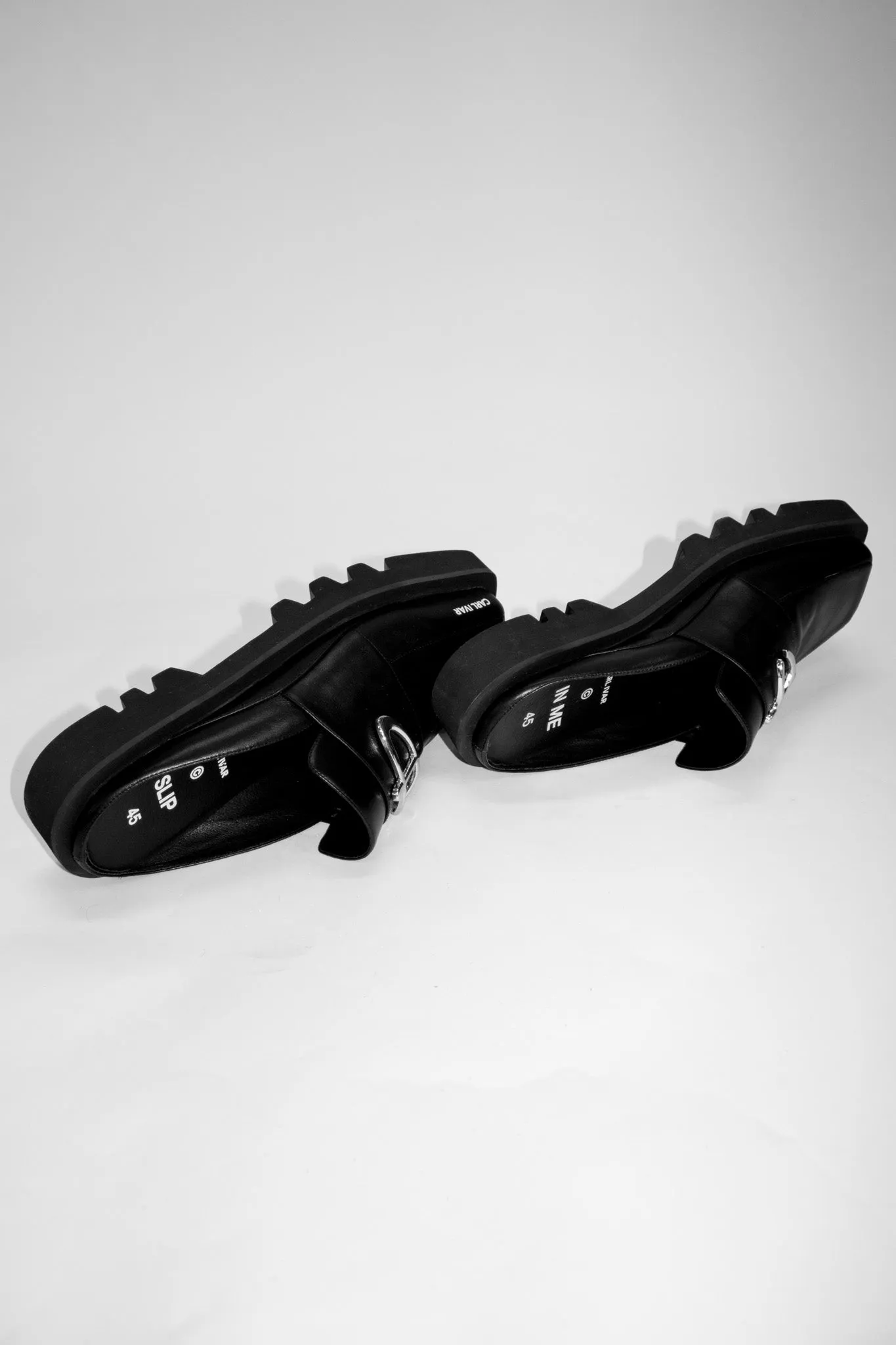 Leather Slip In Loafers