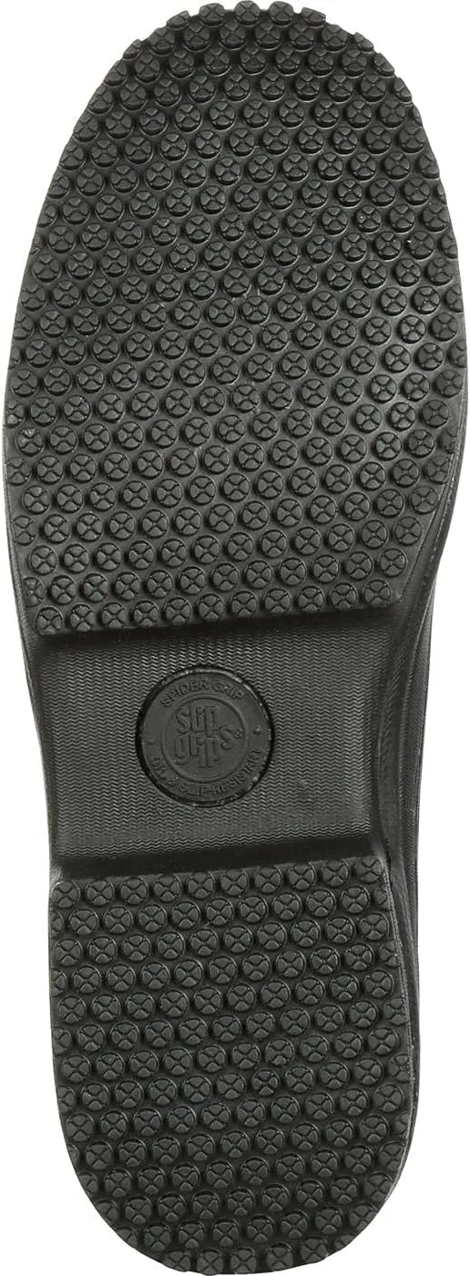 Lehigh SlipGrips Steel Toe Slip-Resistant Slip-On Work Shoe Black