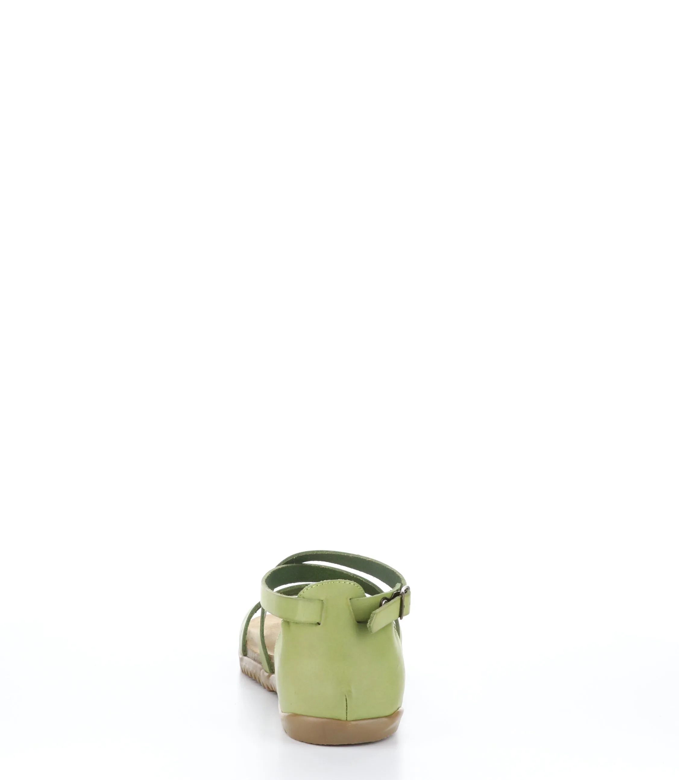 LUMIE Green Round Toe Sandals