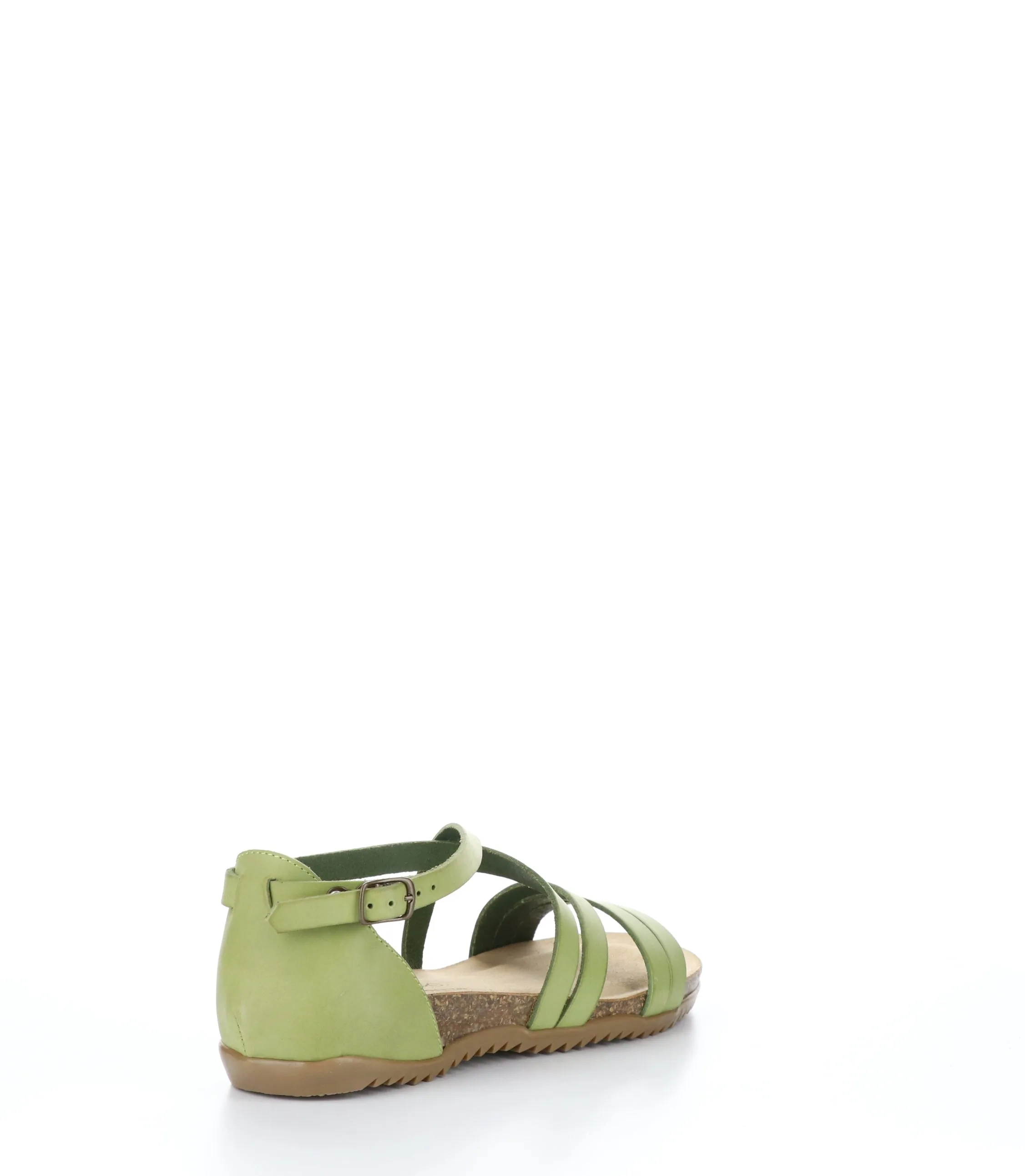 LUMIE Green Round Toe Sandals