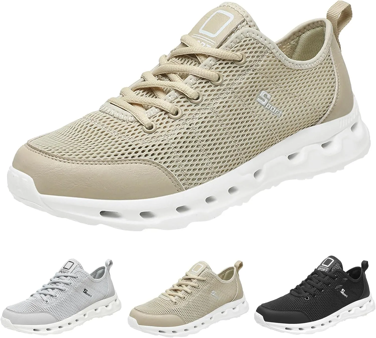 Men Sneakers New Pattern Mesh in Breathable Comfortable Fashionable Simple Large Casual Sports Shoes Mens Sneaker Boot Hiking