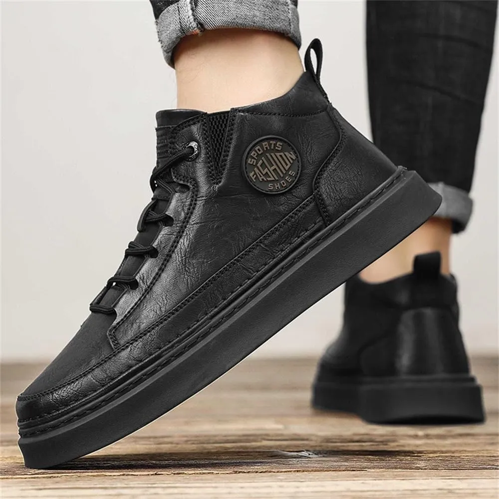 Men's Fashion High-top Casual Sneakers Men's Dress Sneakers Skate Shoes