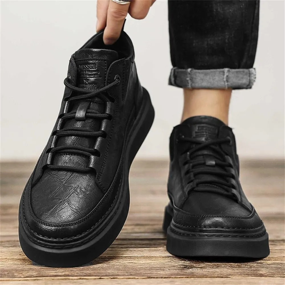 Men's Fashion High-top Casual Sneakers Men's Dress Sneakers Skate Shoes