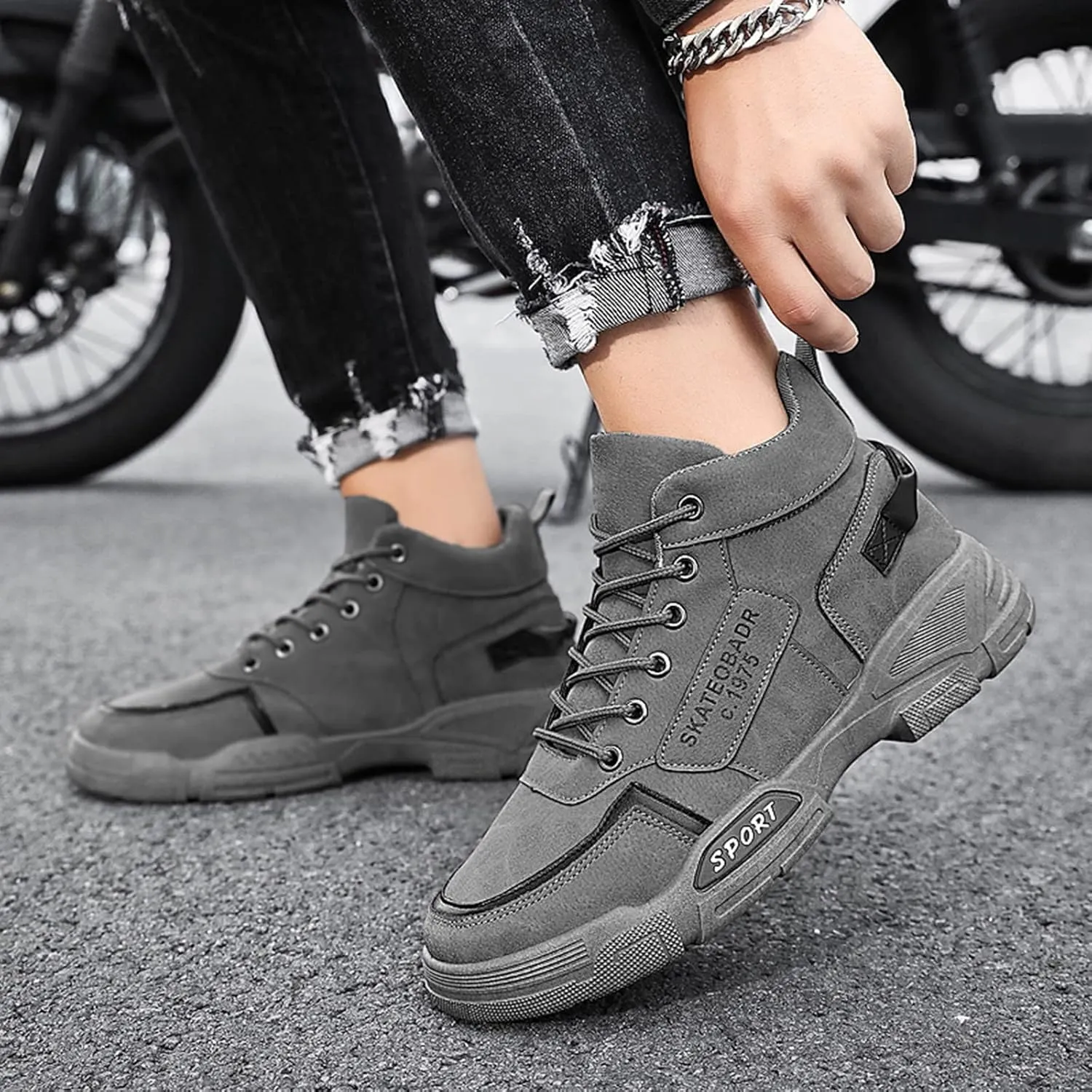 Men's Fashion Sneakers Mens Tennis Shoes Shoe for Men Slip on Shoe for Men Sport Mesh Sneaker