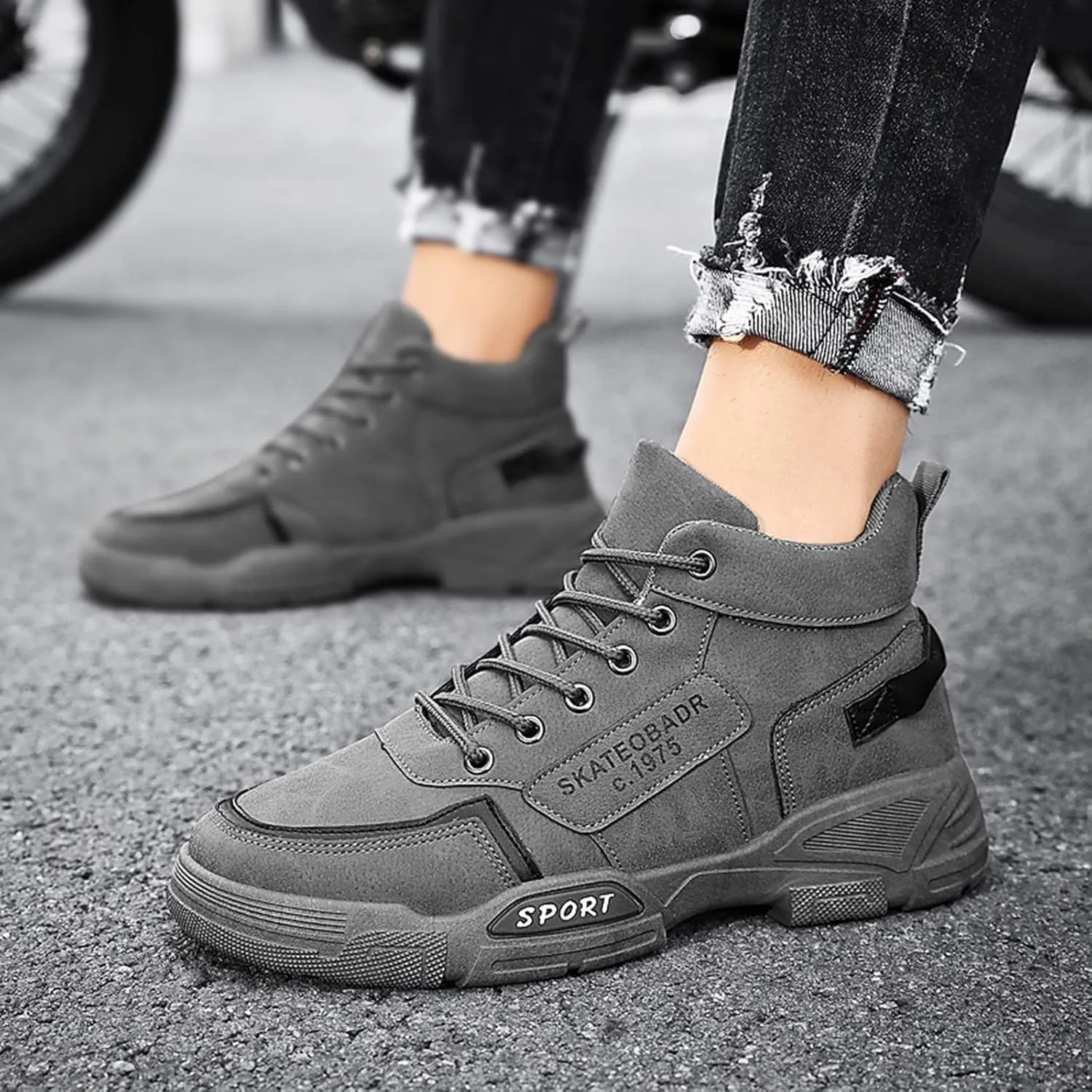 Men's Fashion Sneakers Mens Tennis Shoes Shoe for Men Slip on Shoe for Men Sport Mesh Sneaker