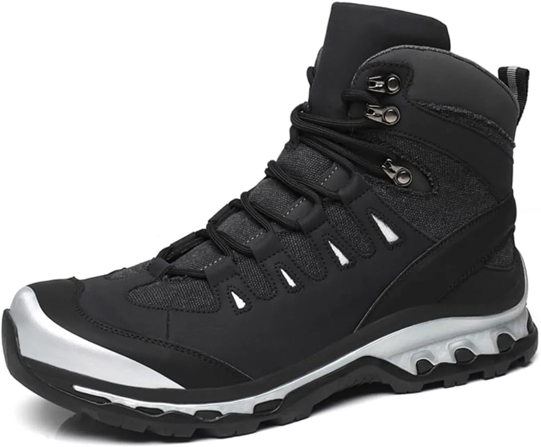 Men's Hiking Boots Outdoor Non-slip Waterproof Ankle Boots Trekking Camping Trail Mid-top Shoes