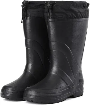Men's Non-Slip Rain Boots Platform Snow Boots Winter Warm Waterproof Shoes For Men