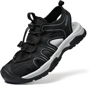 Men's Sandals Beach Sandals For Men Water Shoes Men Non-Slip Hiking Shoes Closed Toe Fisherman