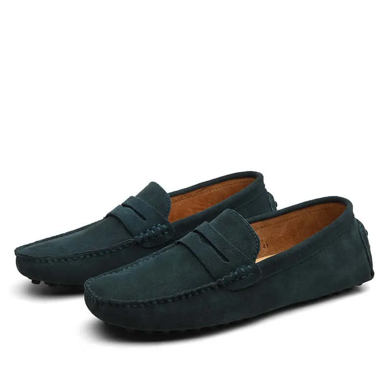 Men's Suede Slip-On Loafers: Casual & Elegant Style