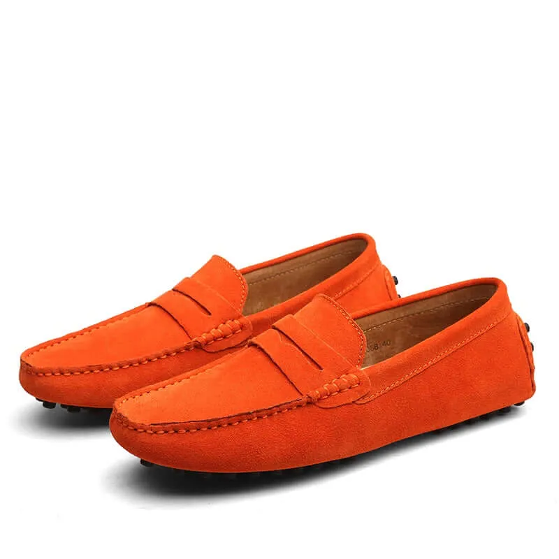 Men's Suede Slip-On Loafers: Casual & Elegant Style
